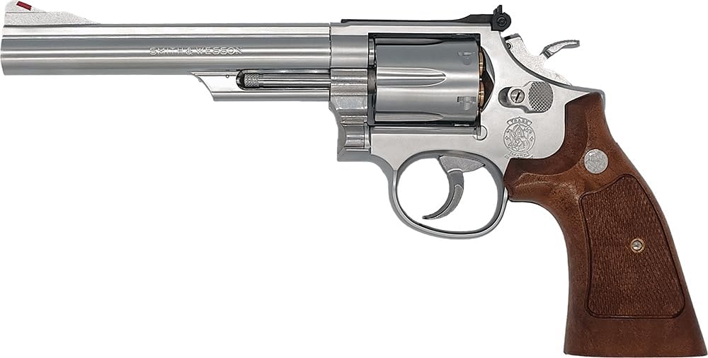 Tanaka S&W M66 6" Combat Magnum Stainless Steel Finish Version 3 Model Gun