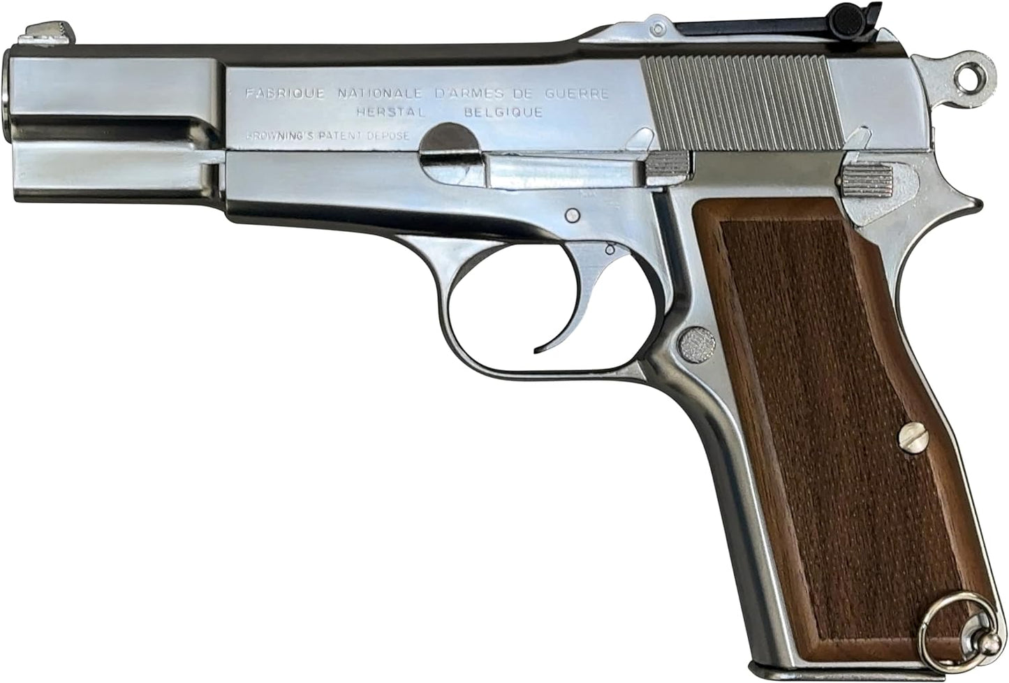 Marushin High Power Military Silver ABS Wooden Grip Model Gun - Completed - Firing Type
