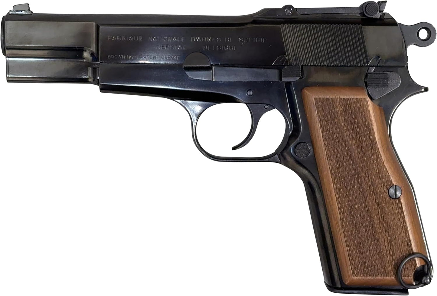 Marushin High Power Military W Deep Black ABS Wooden Grip Model Gun - Completed - Firing Type