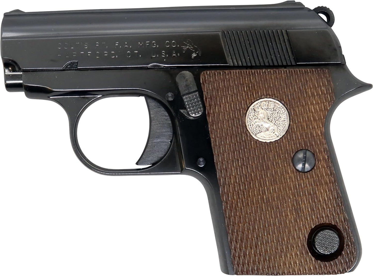 Marushin Colt 25 Auto W Deep Black ABS model gun complete firing type