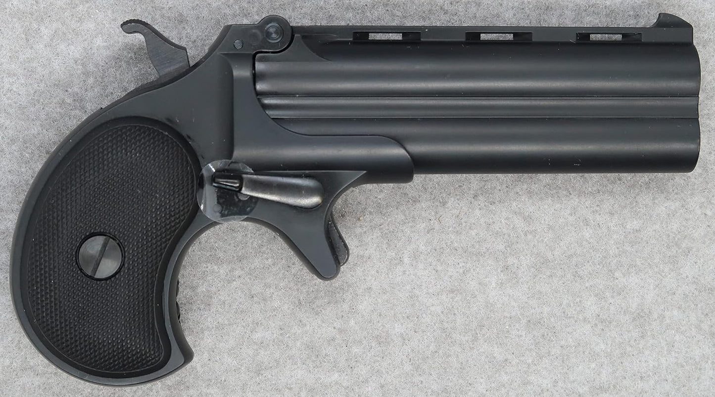 Marushin Hunter Derringer Matte Black ABS X Cartridge Series Gas Gun