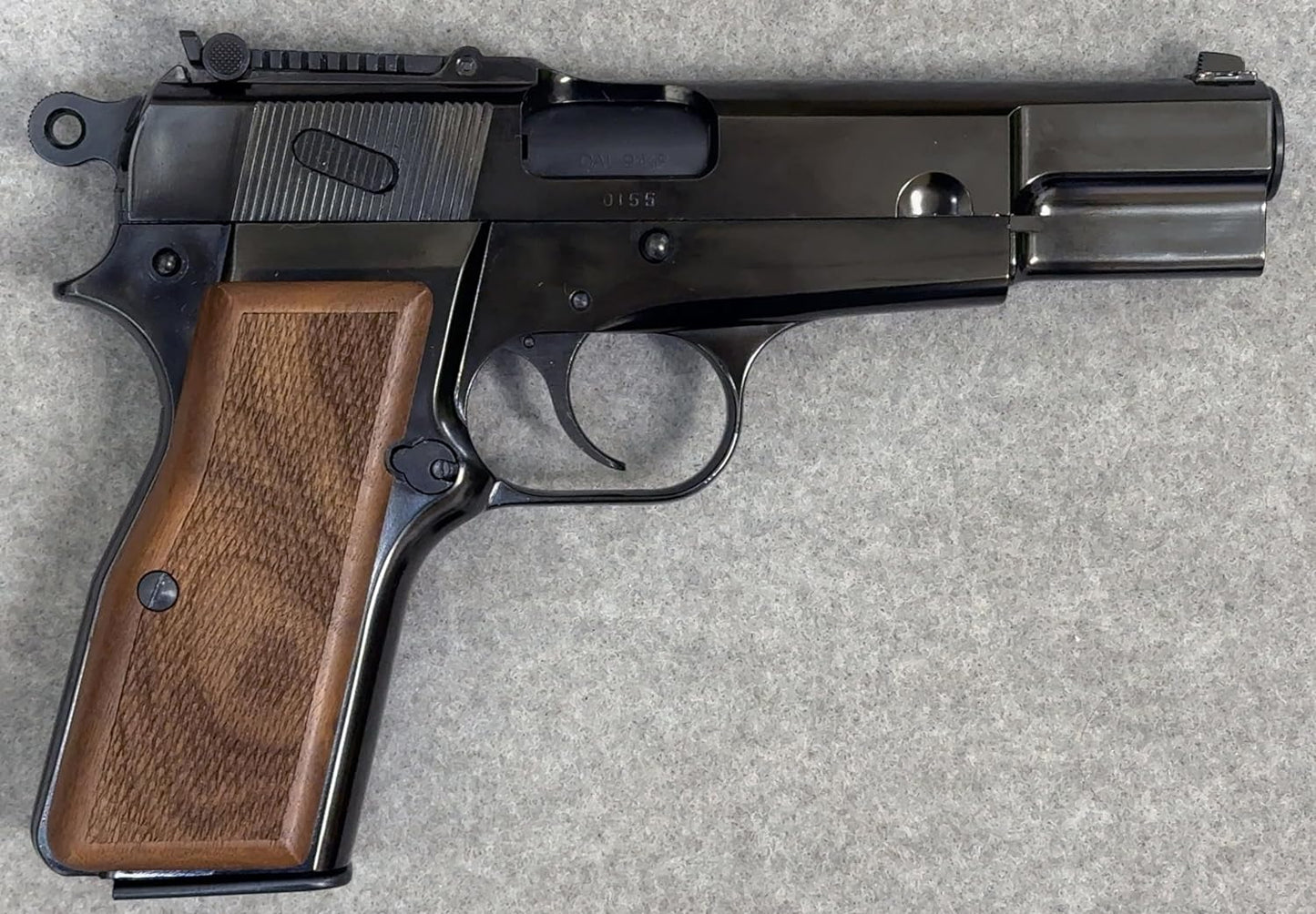 Marushin High Power Military W Deep Black ABS Wooden Grip Model Gun - Completed - Firing Type