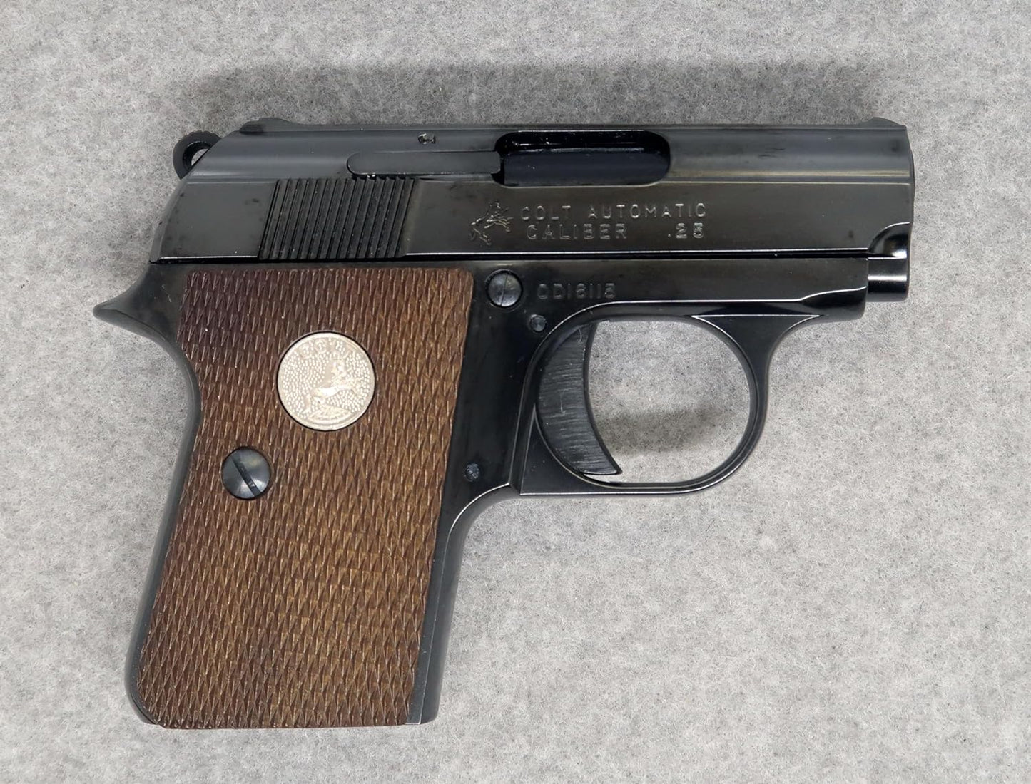 Marushin Colt 25 Auto W Deep Black ABS model gun complete firing type