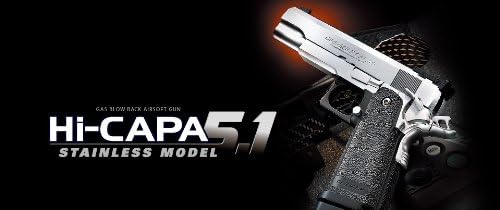 Tokyo Marui Hi-Capa 5.1 Hi-Capa 5.1 Stainless Model Blowback Gas Gun