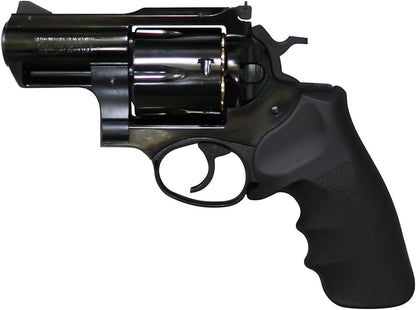 Marushin Super Redhawk Alaskan 44 Magnum Type W Deep Black ABS Hogue Type Grip Specs Real X Cartridge Gas Revolver