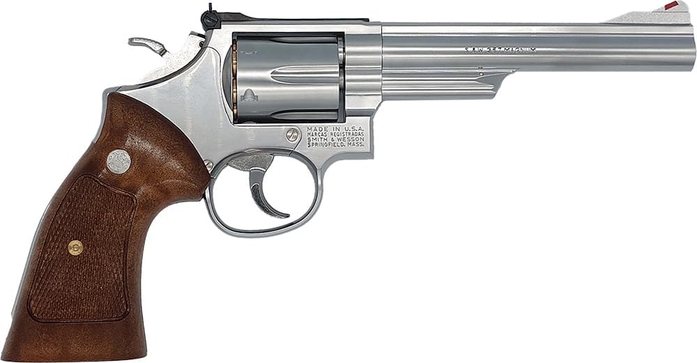 Tanaka S&W M66 6inch Combat Magnum Stainless Steel Finish Version 3 Model Gun Finished