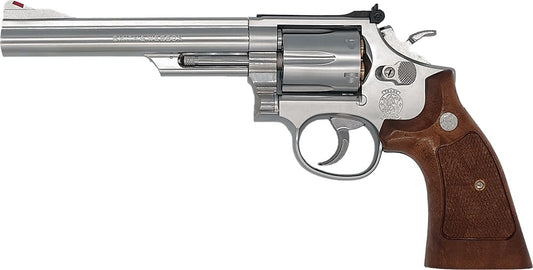 Tanaka S&W M66 6" Combat Magnum Stainless Steel Finish Version 3 Model Gun