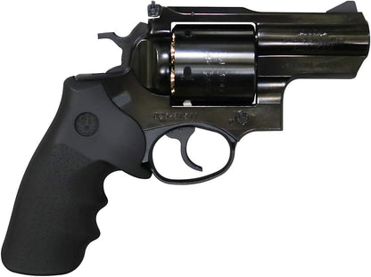 Marushin Super Red Hawk Alaskan 454 Casull Type W Deep Black ABS Hogue Type Grip Specs Real X Cartridge Gas Revolver