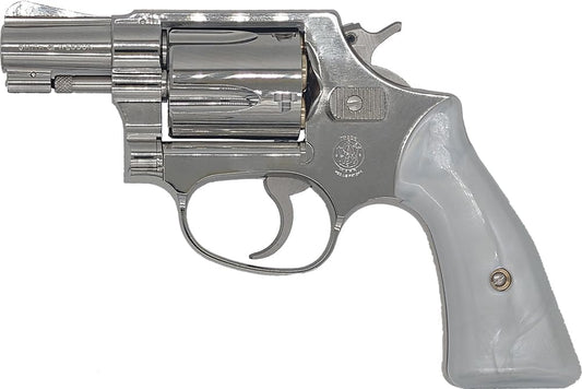 Tanaka S&W M36 Chief Special 2" Square Butt Travis Model Nickel Finish Version 2 Complete Model Gun