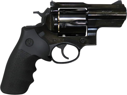 Marushin Super Redhawk Alaskan 44 Magnum Type W Deep Black ABS Hogue Type Grip Specs Real X Cartridge Gas Revolver