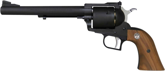 Marushin Super Blackhawk 7.5" Black Heavyweight Wooden Grip Spec Real X Cartridge Gas Revolver