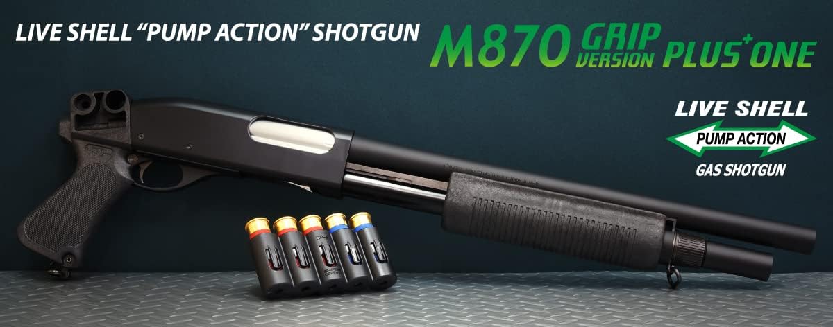 Marzen M870 Grip Version/Plus One Gas Cocking Shotgun