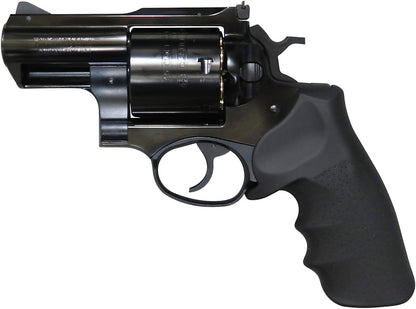 Marushin Super Red Hawk Alaskan 454 Casull Type W Deep Black ABS Hogue Type Grip Specs Real X Cartridge Gas Revolver