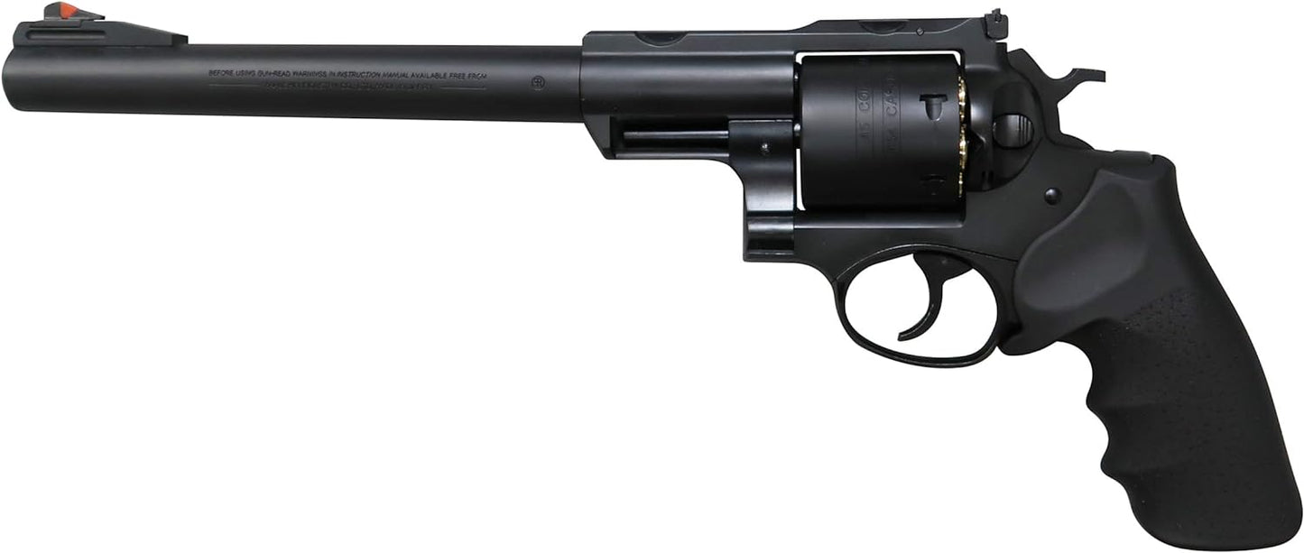 Marushin Super Red Hawk 9.5" 454 Casull Type Matte Black ABS Hogue Type Grip Specs Real X Cartridge Gas Revolver