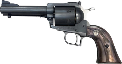 MARUSHIN SUPER BLACK HAWK 4.62" Excellent Heavy Weight Black Pearl Grip Specification Gas Revolver