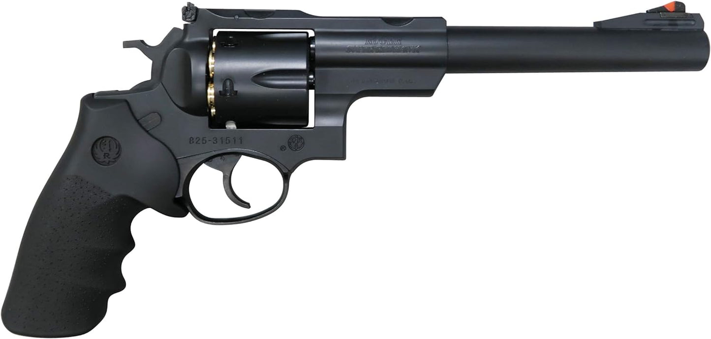 MARUSHIN Super Red Hawk 7.5" 44 Magnum Type Matte Black ABS Hogue Type Grip Specifications Real X Cartridge Gas Revolver