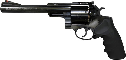 Marushin Super Red Hawk 7.5" 454 Casull Type W Deep Black ABS Hogue Type Grip Specs Real X Cartridge Gas Revolver