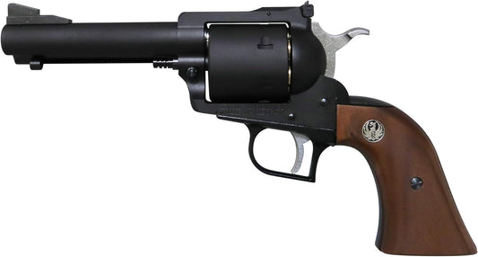 MARUSHIN SUPER BLACK HAWK 4.62" Black Heavy Weight Wooden Grip Spec Gas Revolver