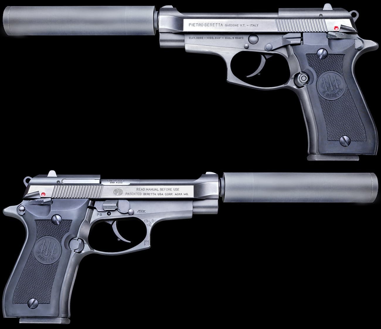 WA Super Real Gun] WA Beretta M84FS Silencer Model