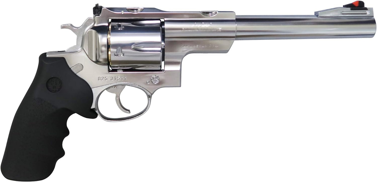 Marushin Super Redhawk 7.5" 44 Magnum Type Silver ABS with Hogue Type Grip Real X Cartridge Gas Revolver