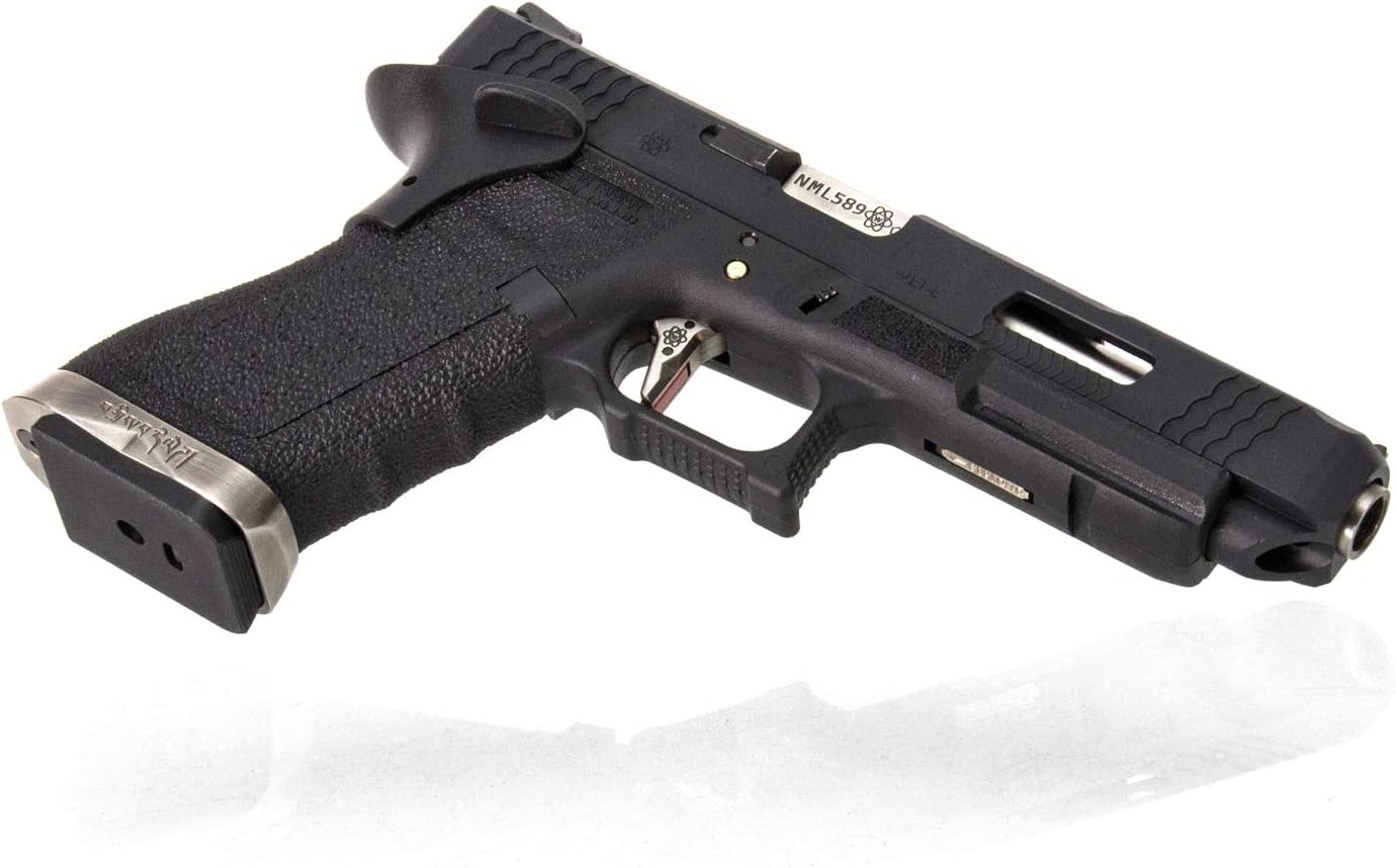 WE] G34 T5 GBB (silver outer barrel, black frame)