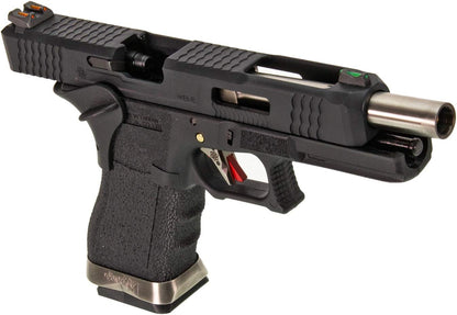 WE] G34 T5 GBB (silver outer barrel, black frame)