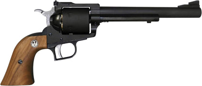 Marushin Super Blackhawk 7.5" Black Heavyweight Wooden Grip Spec Real X Cartridge Gas Revolver