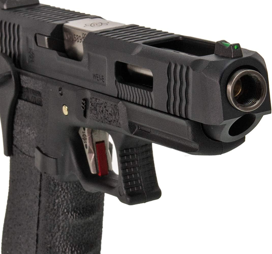 WE] G34 T5 GBB (silver outer barrel, black frame)