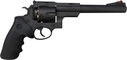 Marushin Super Redhawk 7.5" 44 Magnum Type Black Heavyweight Hogue Type Grip Specifications Real X Cartridge Gas Revolver