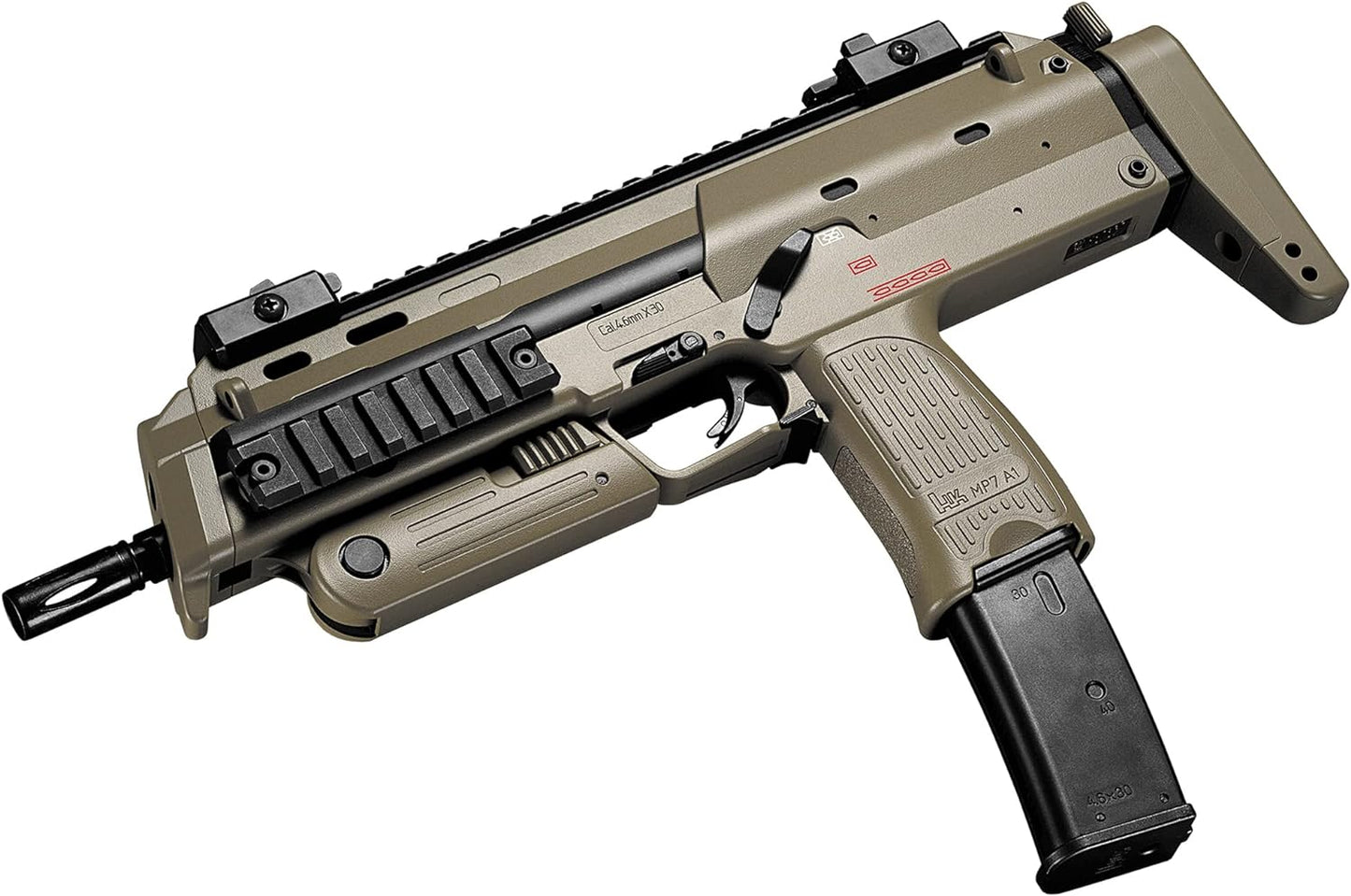 Tokyo Marui MP7A1 Tan Color Gas Blowback Machine Gun