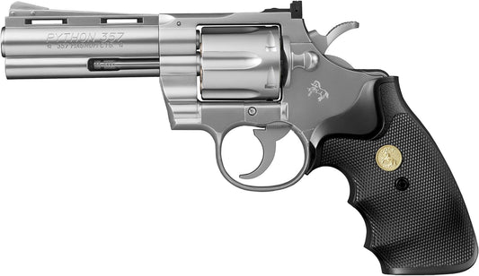 Tokyo Marui Colt Python 357 Magnum 4-inch stainless steel model 10 years old and up air HOP revolver