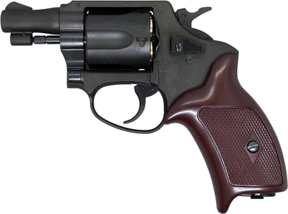 Marushin Police Revolver 51mm Barrel Black Heavyweight Plug Lip Spec X-Cartridge Gas Revolver