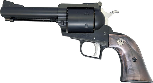 MARUSHIN KOGYO Super Black Hawk 4.62" Matte Black ABS with Black Pearl Grip Specification Gas Revolver