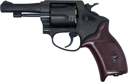 Marushin Police Revolver 77mm Barrel Black Heavyweight Plug Lip Spec X-Cartridge Gas Revolver