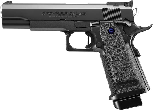 Tokyo Marui No.1 Hi-Capa 5.1R Black model, gas blowback recommended for ages 14 and up