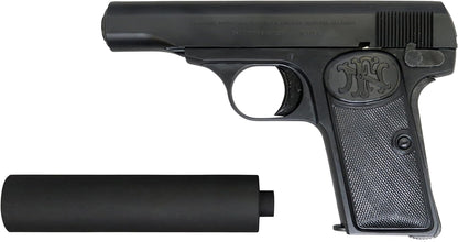 MARUSHIN M1910 SECRET AGENT Matte Black ABS Black Suppressor Model Gun - Completed Firing Type