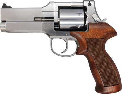 MARUSHIN MATEBA 4" Silver ABS Wooden Grip Spec Gas Revolver