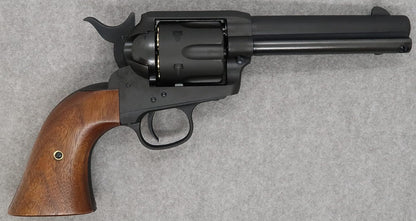 Marushin Colt SAA.45 First Generation Late Civilian Black Heavyweight Wooden Grip Spec Gas Revolver