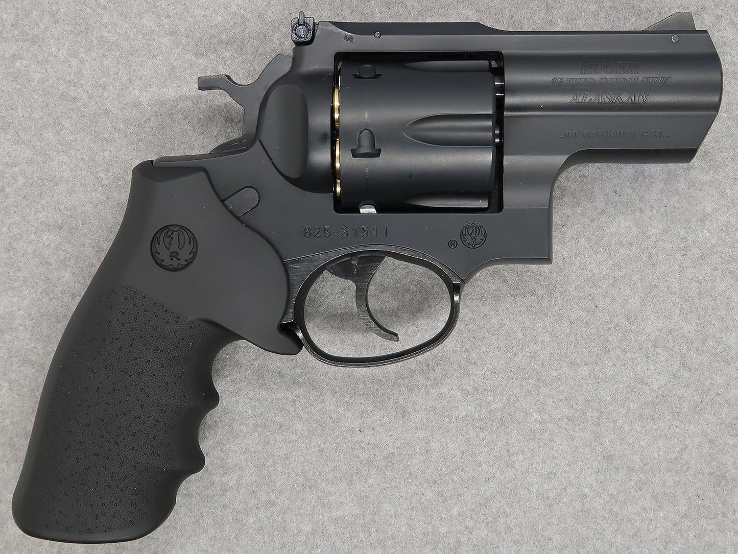 MARUSHIN Super Redhawk Alaskan 44 Magnum Type Matte Black ABS Gas Revolver